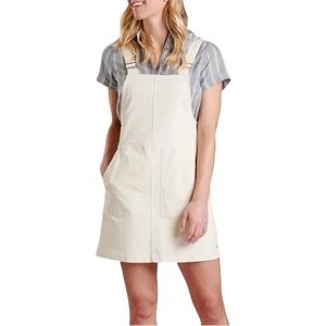 Toad & Co Overall Dress in Cream Size S